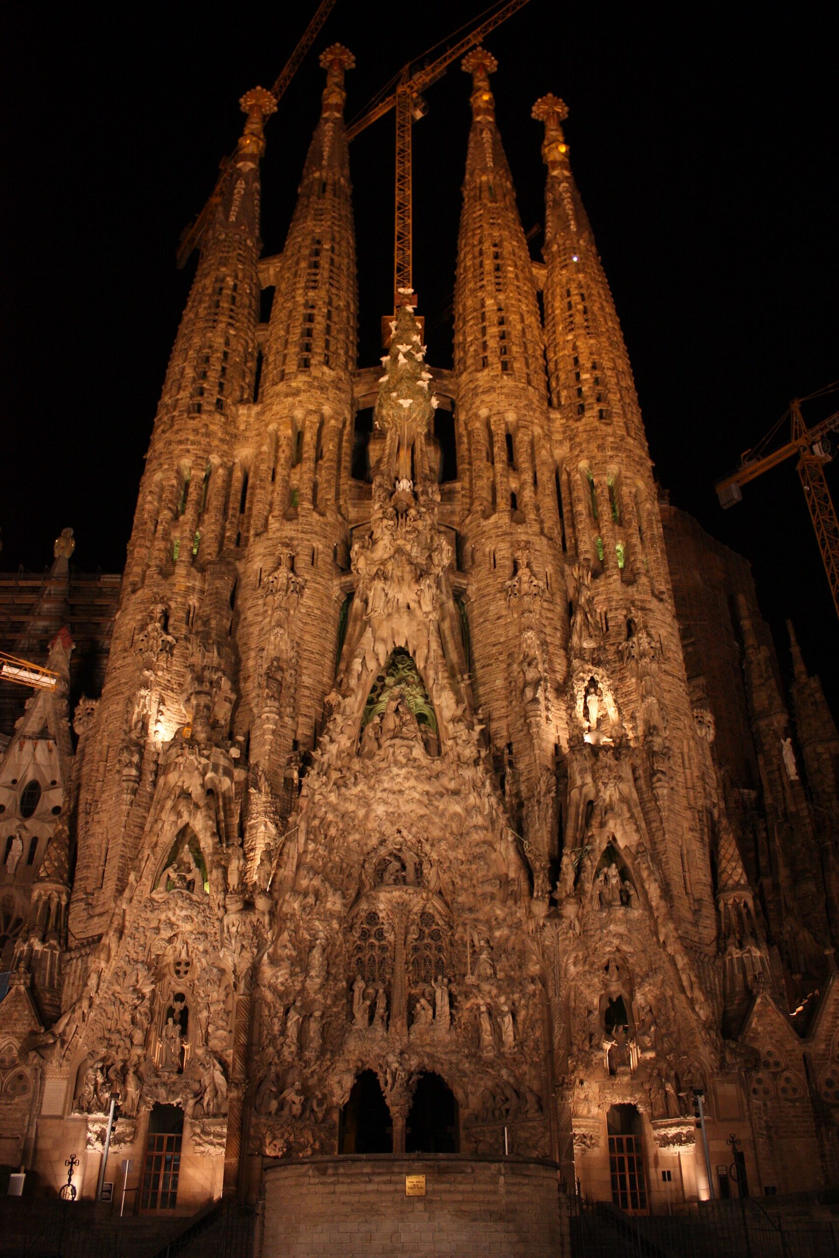 La facciata della Natività della Sagrada Família