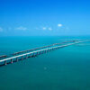 Il ponte di sette miglia che collega le isole delle Florida Keys