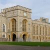 Il cortile superiore del castello di Windsor