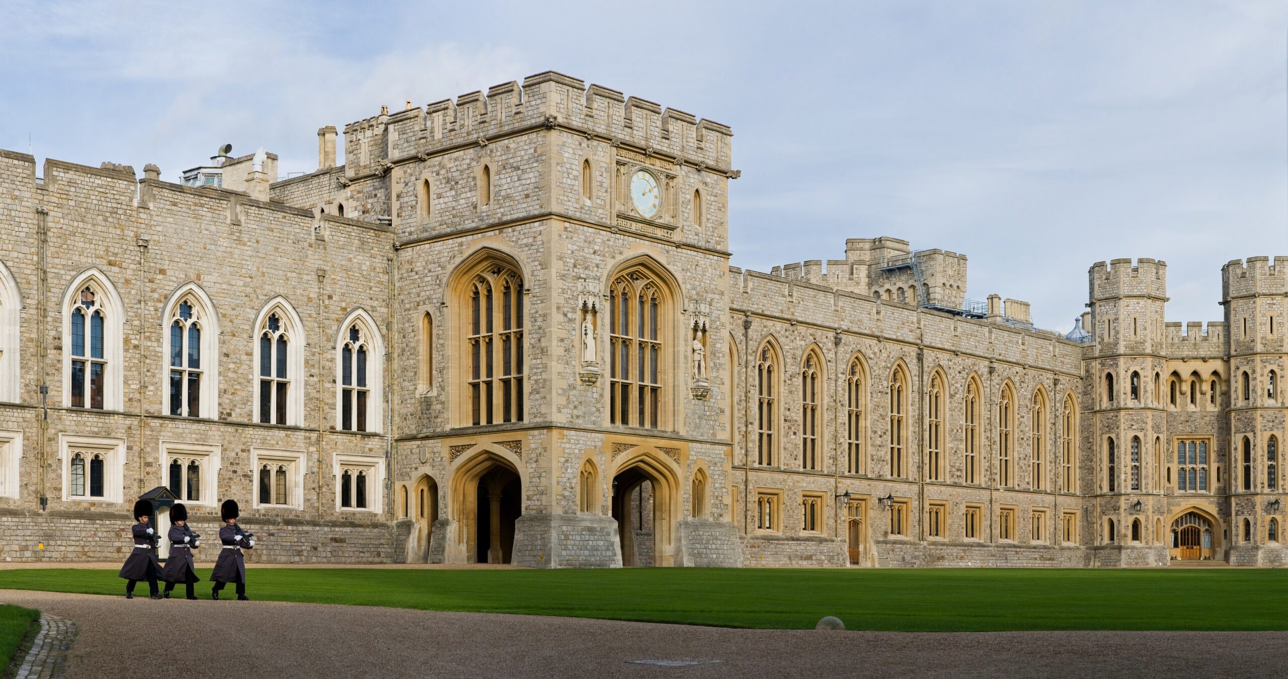 Il cortile superiore del castello di Windsor