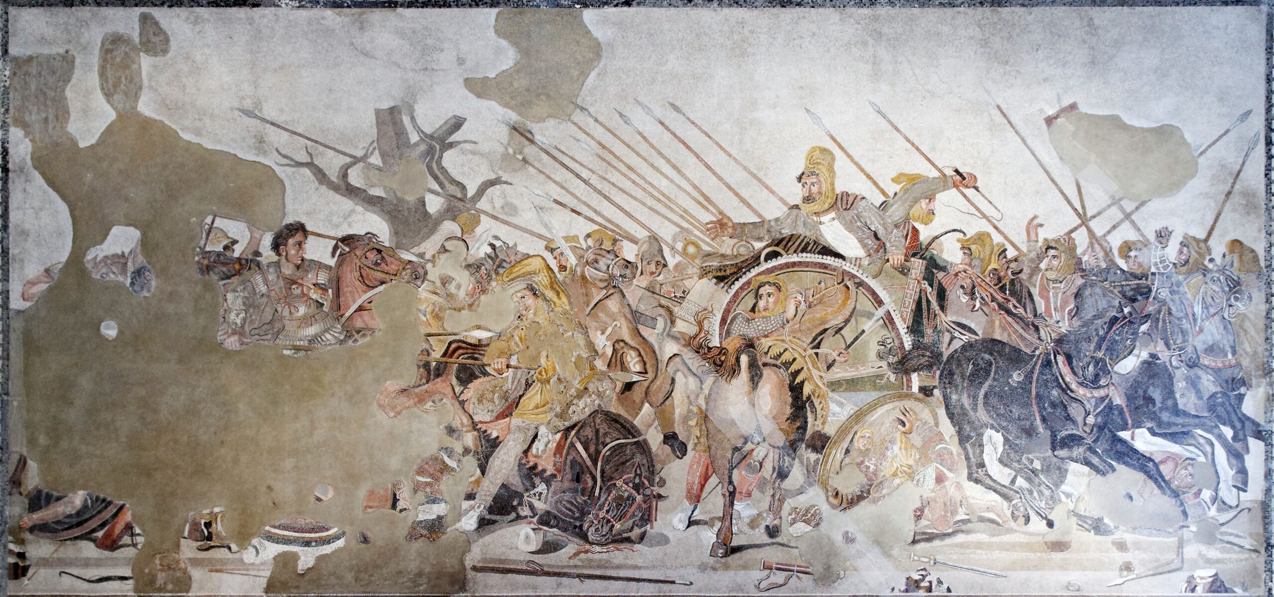 La battaglia di Isso, mosaico dalla Casa del Fauno di Pompei