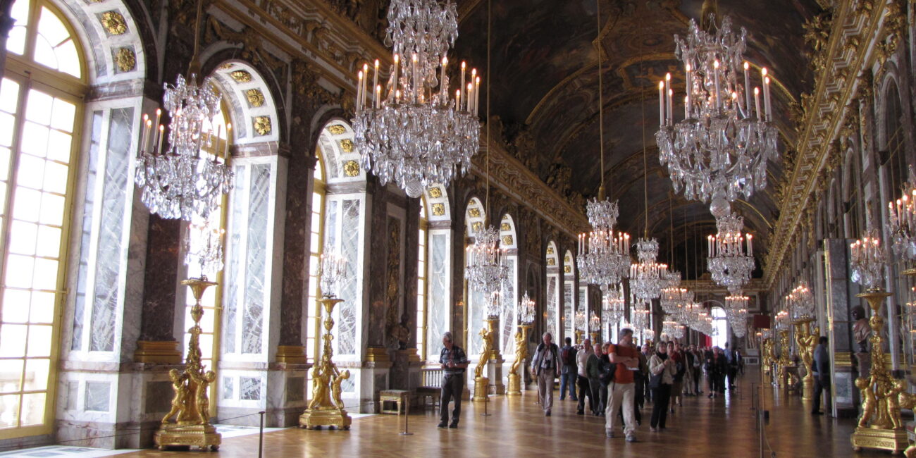 La Galerie des Glaces della reggia di Versailles