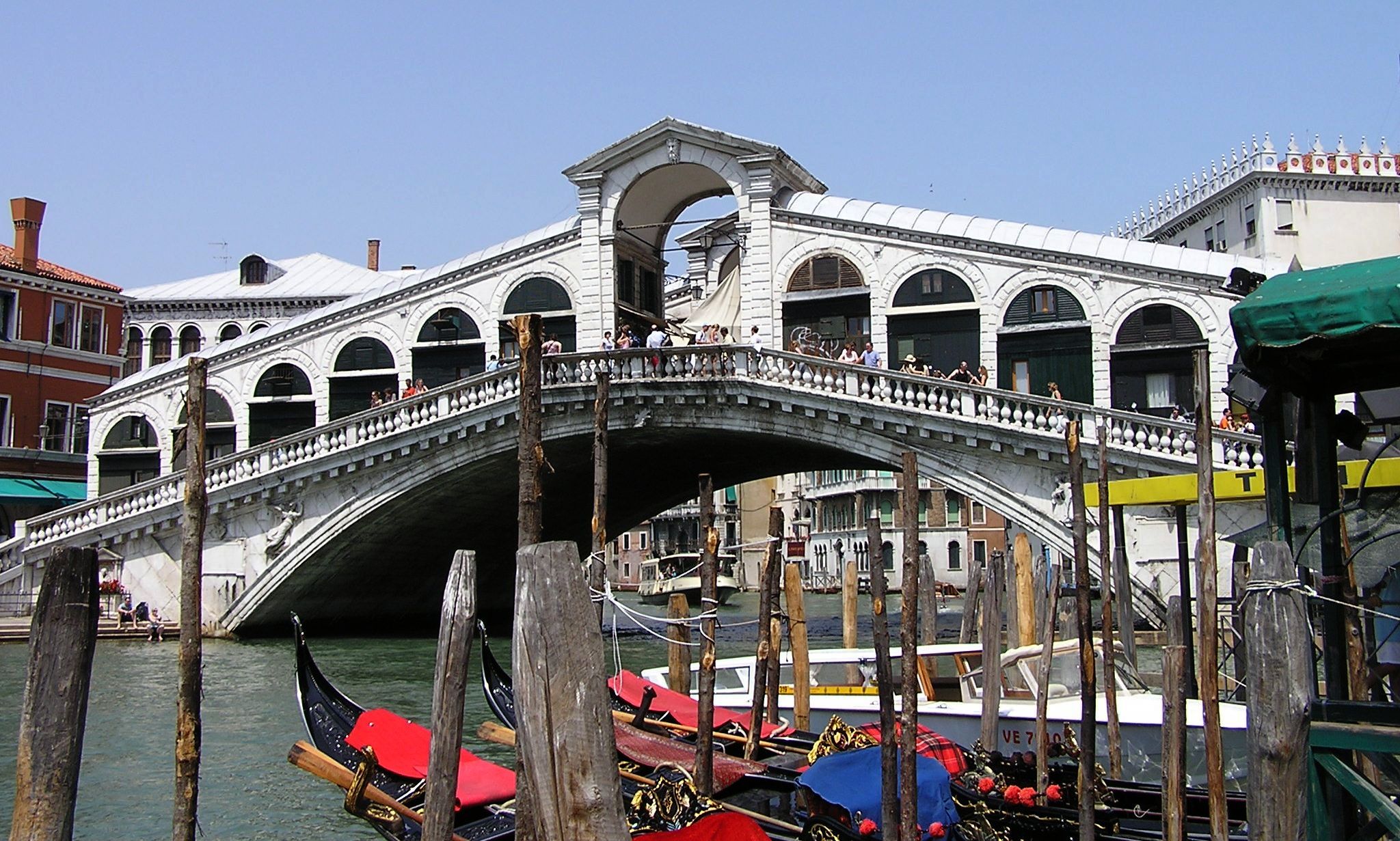 Il ponte di Rialto sul Canal Grande