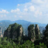I pinnacoli di arenaria del parco di Zhangjiajie