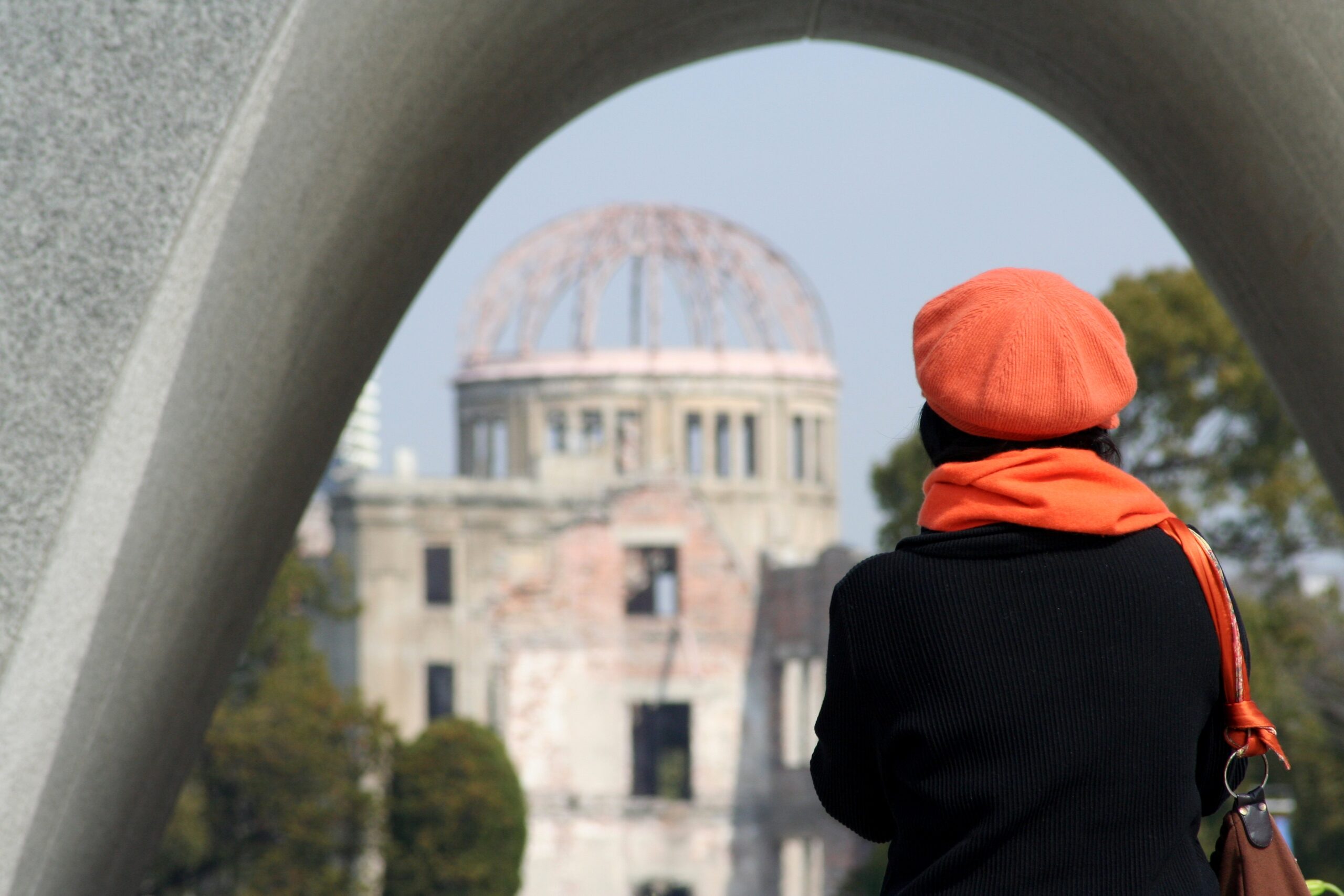 La cupola Genbaku, l’unico edificio lasciato in piedi com’era dopo il 6 agosto 1945