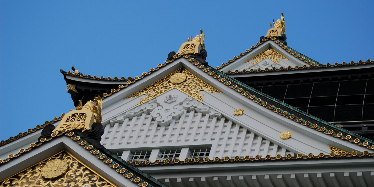 La torre principale del castello di Osaka