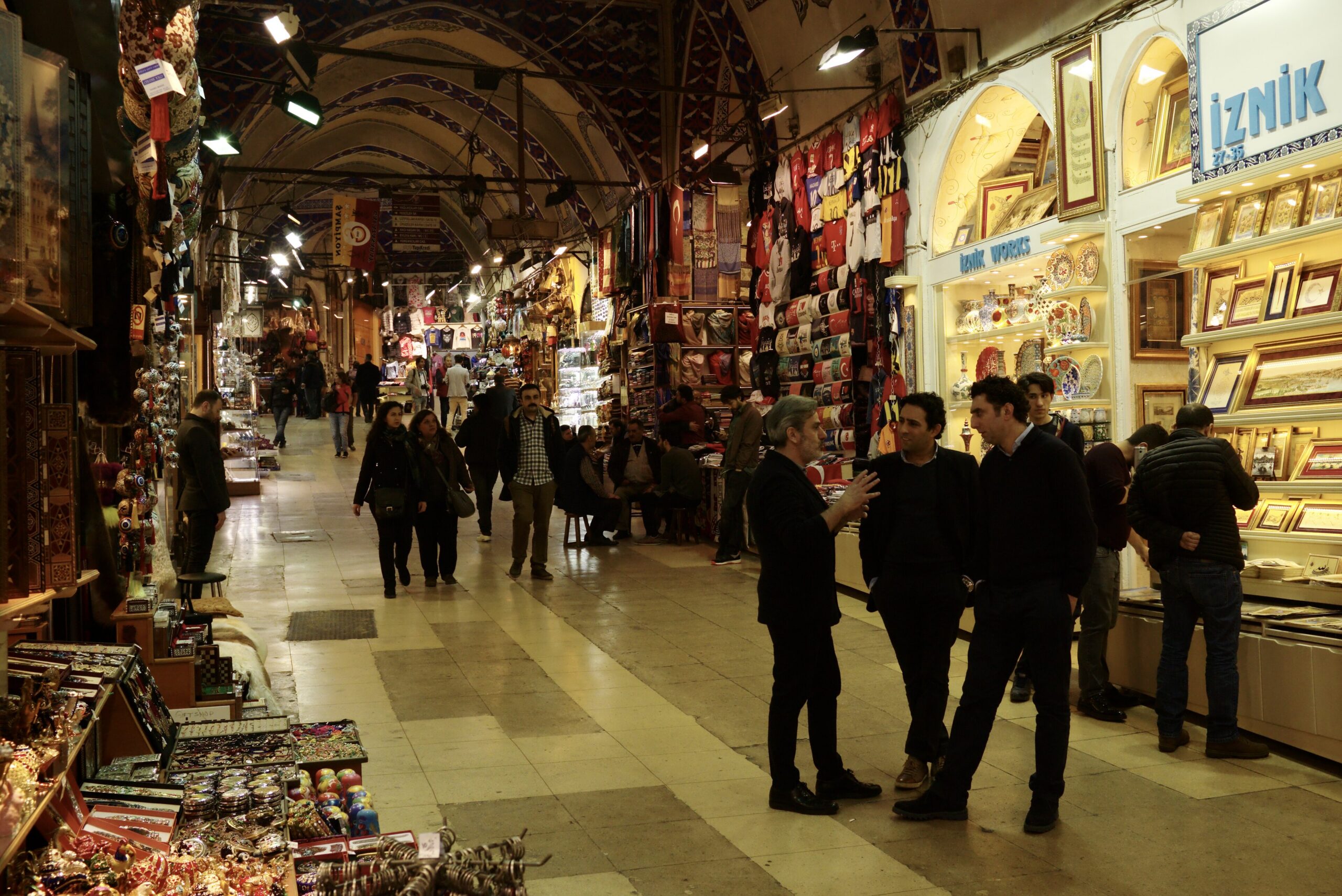 Le volte coperte del Gran Bazar, uno dei mercati coperti più antichi del mondo