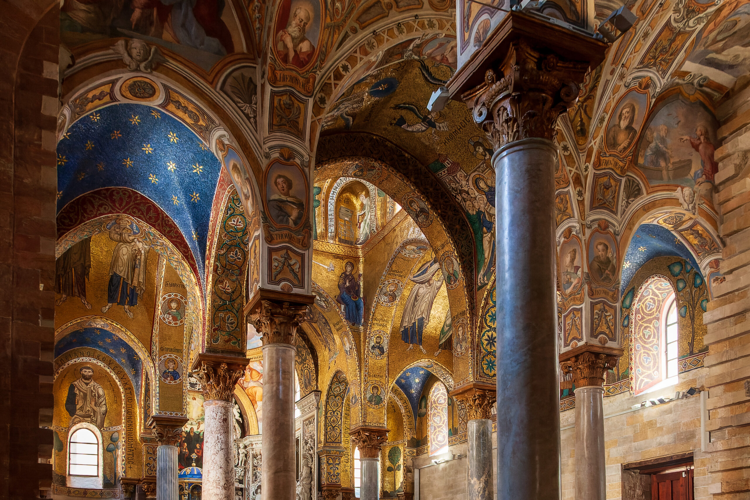 I mosaici bizantini della Martorana