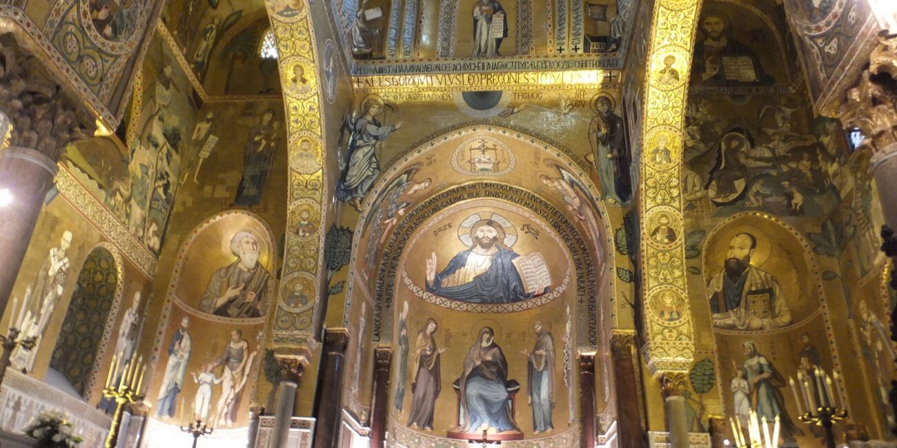 I mosaici su fondo oro della Cappella Palatina