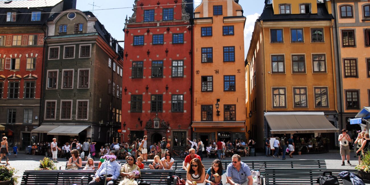 Le case colorate di Stortorget, a Gamla Stan