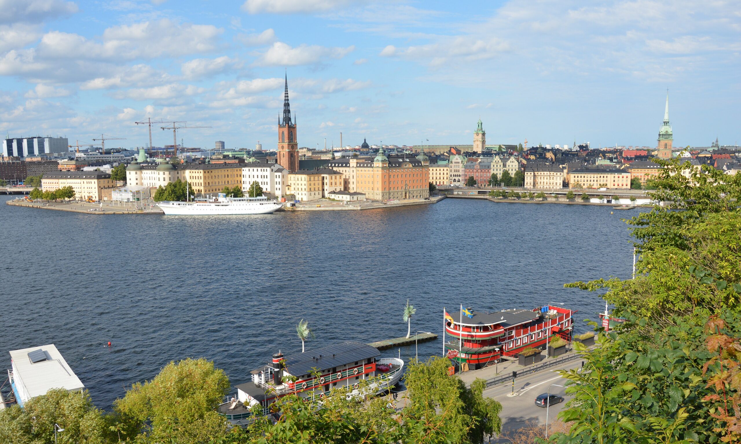 Gamla Stan e il municipio visti dall’alto di Södermalm